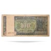 NOTAPHILY Rare 100 Rupees Gandhi Issue Governor L. K. Jha Plain Inset, AA-13 Prefix, Republic India Bank Note, (G10) Collectible. - Image 2