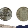 Scarce Half Rupee Edward VII 1907 Calcutta Mint Silver Coin, British India Uniform Coinage, Collectible. - Image 4