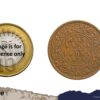 Rare Half Anna Victoria Queen 1876 Calcutta Mint (Obv B Rev II) Copper Coin, British India Uniform Coinage, Collectible. - Image 4