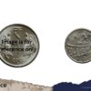 Scarce Quarter Rupee Shah Alam II RY-19 1204 AH (1819-29 CE) Murshidabad Mint (No dot privy mark) Silver old coin, Bengal Presidency, Collectible - Image 4