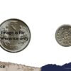 Rare One Fanam Bala Rama Varma 1112 Kollam Era (1936-1937 CE) Silver old coin, Princely State of Travancore, UNC. - Image 4