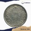 Scarce Mature Head Half Rupee George VI King Emperor 1939 Calcutta Mint (Head Type II) Silver Coin, British India Uniform Coinage, Collectible. - Image 3