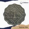 Scarce 1 Anna Edward VII King & Emperor 1907 Bombay Mint Copper-Nickel Coin, British India Uniform Coinage, Collectible. - Image 3