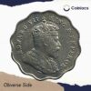 Scarce 1 Anna Edward VII King & Emperor 1908 Bombay Mint Copper-Nickel Coin, British India Uniform Coinage, XF. - Image 2