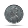 Scarce Half Rupee Victoria Empress 1899 Bombay Mint (Inverse B incuse) Silver Coin, British India Uniform Coinage, Collectible.