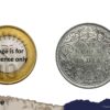 One Rupee Victoria Empress 1901 'B' Incuse Bombay Mint Silver Coin, British India Uniform Coinage, Collectible. - Image 4