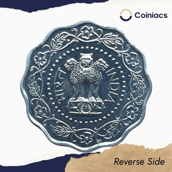10 Paise 1973 Bombay Mint 'B' Proof Issue Aluminium Definitive Coin, Republic India Decimal Series, Proof. - Image 3