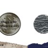 One Rupee Alamgir II (ND 1760-1850 CE) Chittor Mint Silver Coin, Princely State of Mewar, Collectible. - Image 4