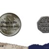 Rare Half Rupee Lakshmi Simha (Sunyeopha) (Reign 1769-1780) Silver Coin, Ahom Kingdom of Assam, Collectible. - Image 4
