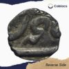 1/5 Rupee (Malabar) Shah Allam II (Reign 1760-1806 CE) Silver Old Coin, Bombay Presidency, Collectible. - Image 3